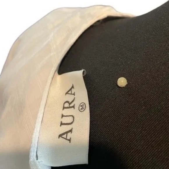 AURA Cutout Plisse Maxi Dress, Size M - Picture 8 of 10